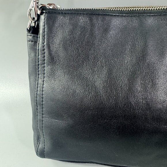 Lo & Sons Pearl Black Leather Crossbody Bag - Picture 8 of 14